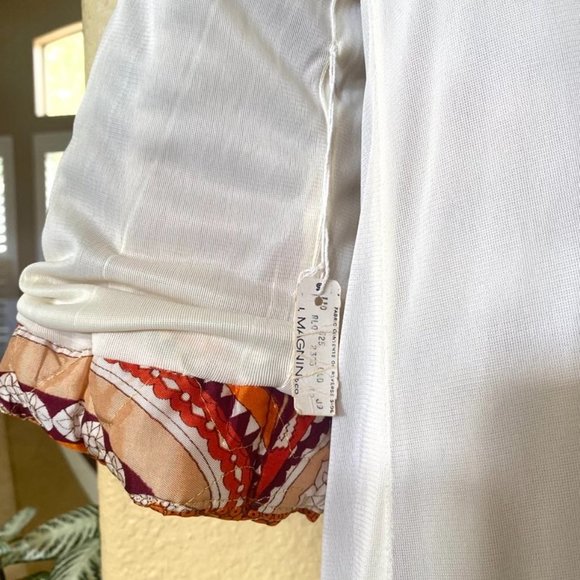 Vintage Loungees Oriental Quilted Belted Robe Housecoat 1960's I.Magnin RARE - Picture 16 of 16